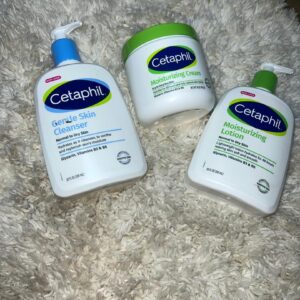 Cetaphil Gentle Skin Care Set: Cleanser, Moisturizing Cream & Lotion